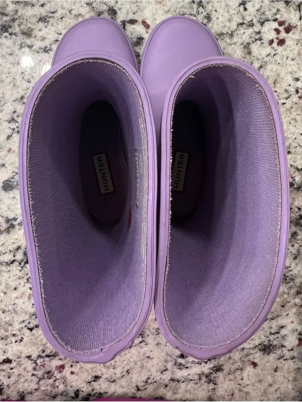 Hunter Kids Rain Boots - Lavender Purple - Size UK 7 / US 8 Toddler